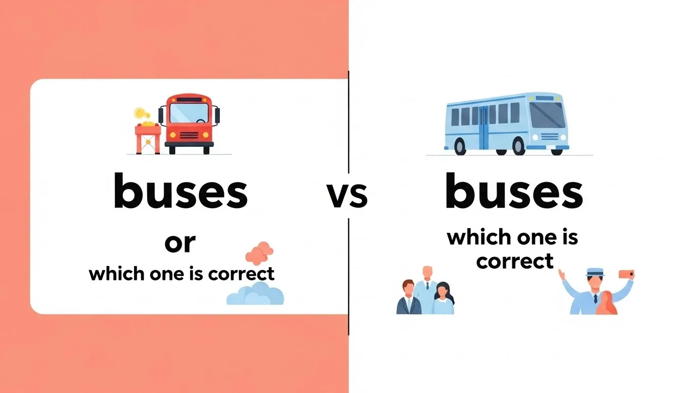 busses or buses