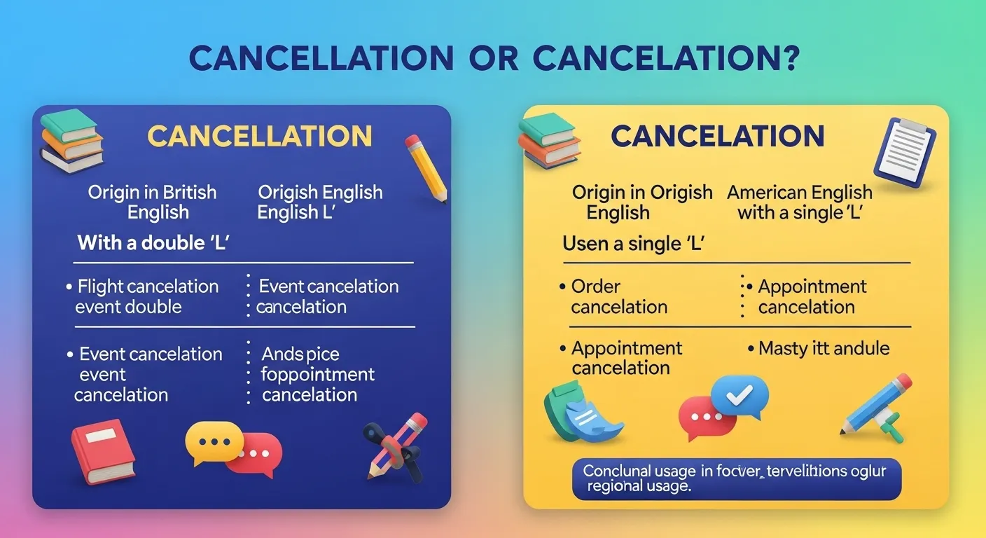 cancelation or cancellation