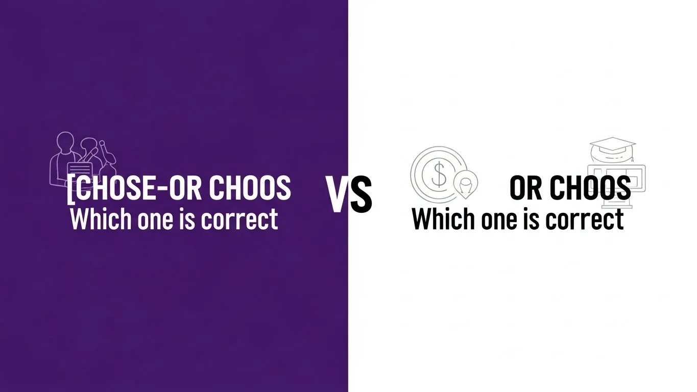 chose or choose