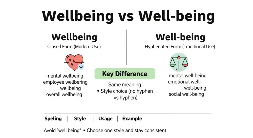 Common Mistakes with Wellbeing or Well-being