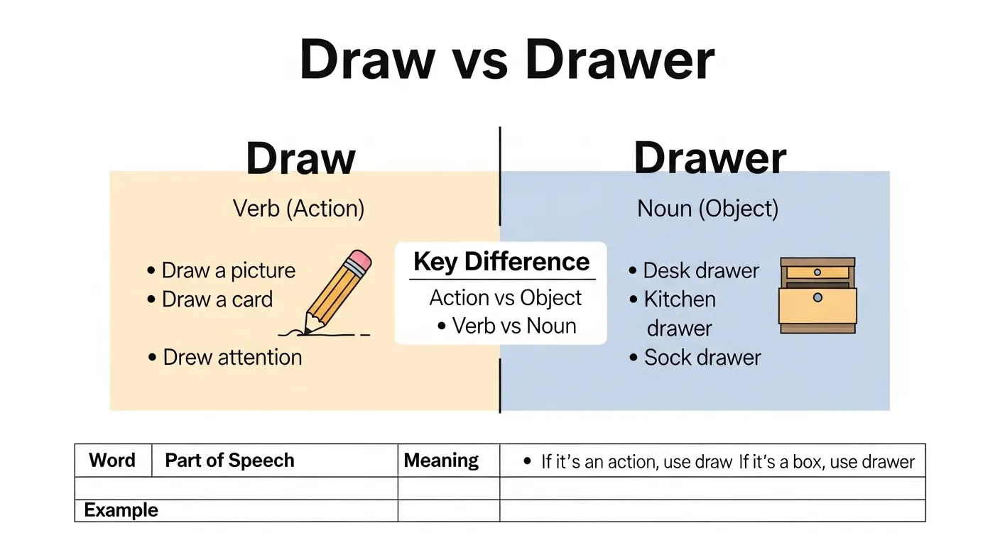 draw or drawer