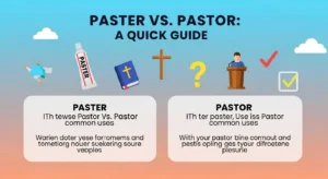 paster or pastor