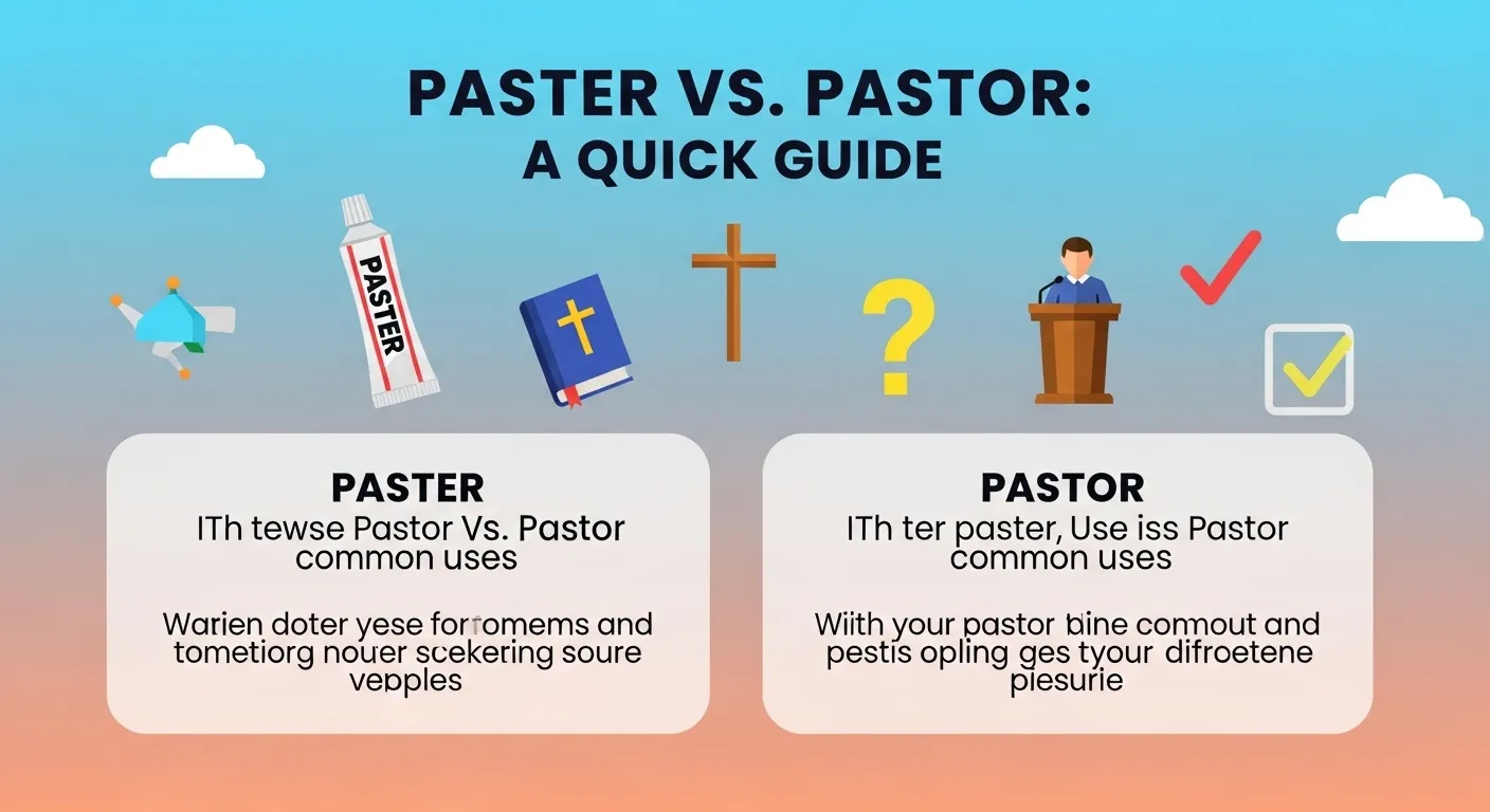 paster or pastor