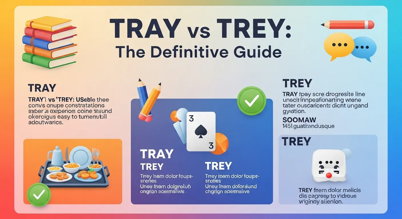tray or trey