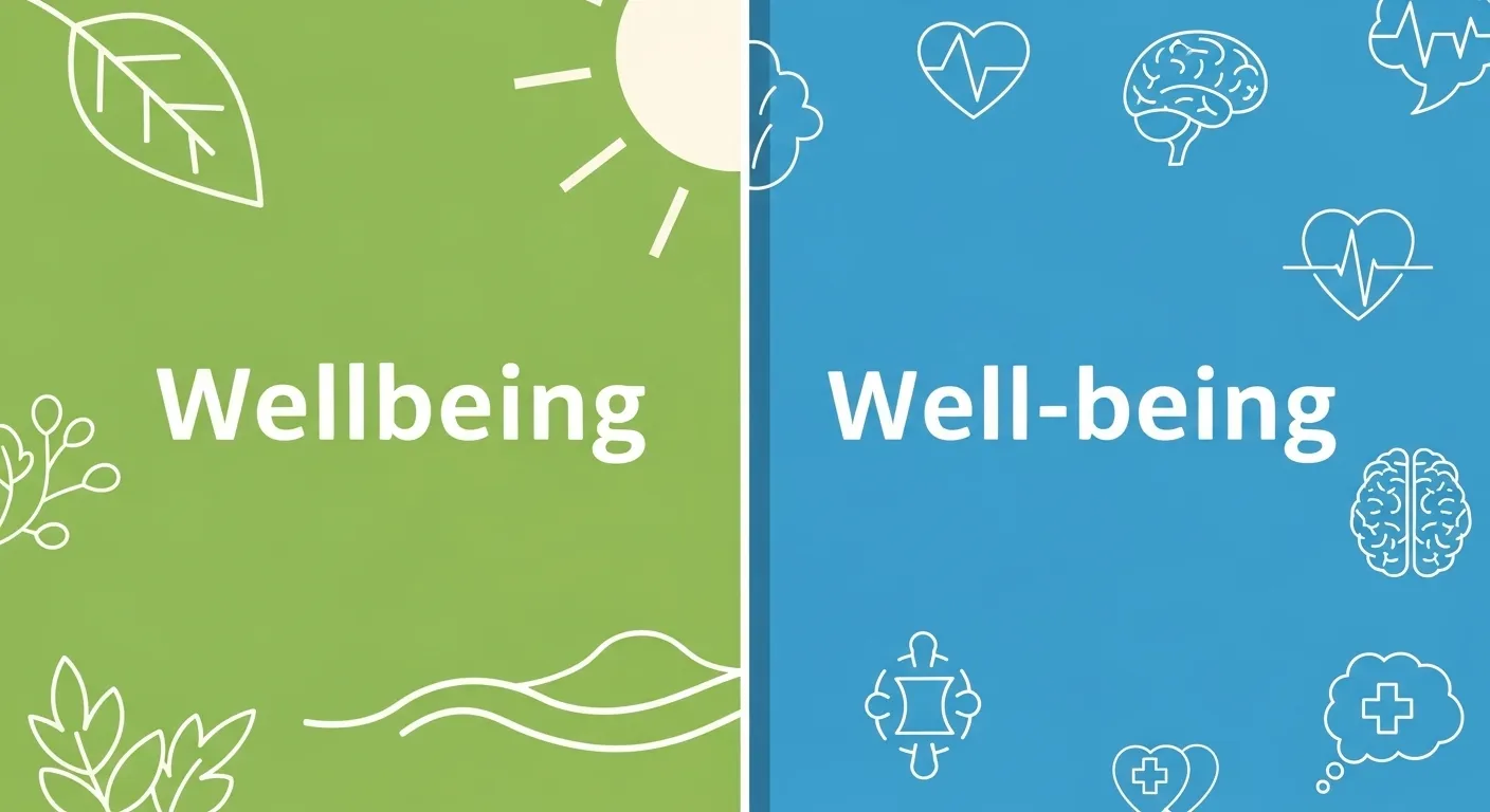 wellbeing or well-being