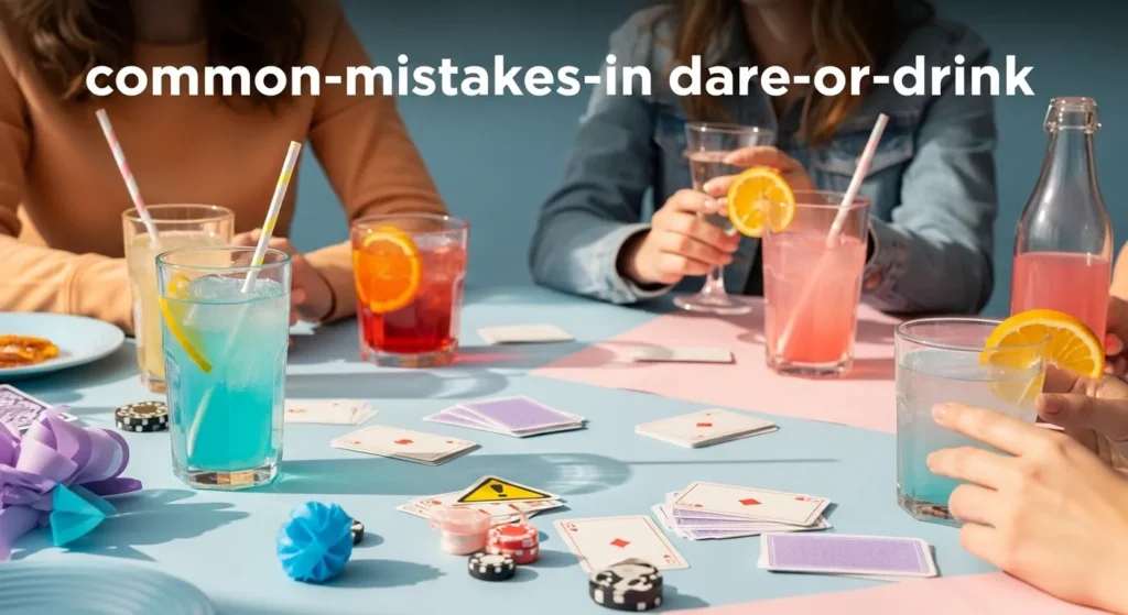 Common Mistakes in Dare or Drink