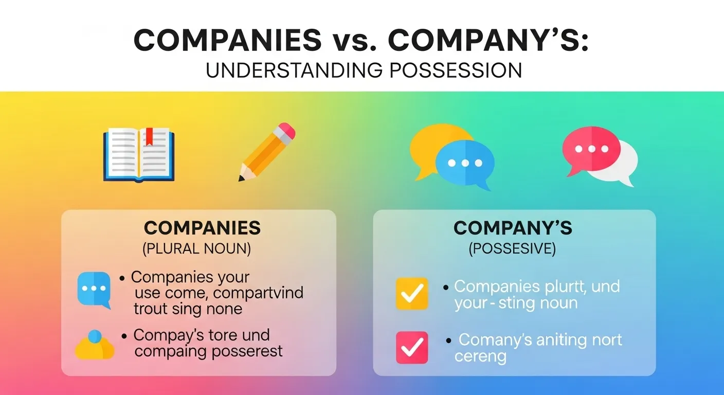 companies or company's