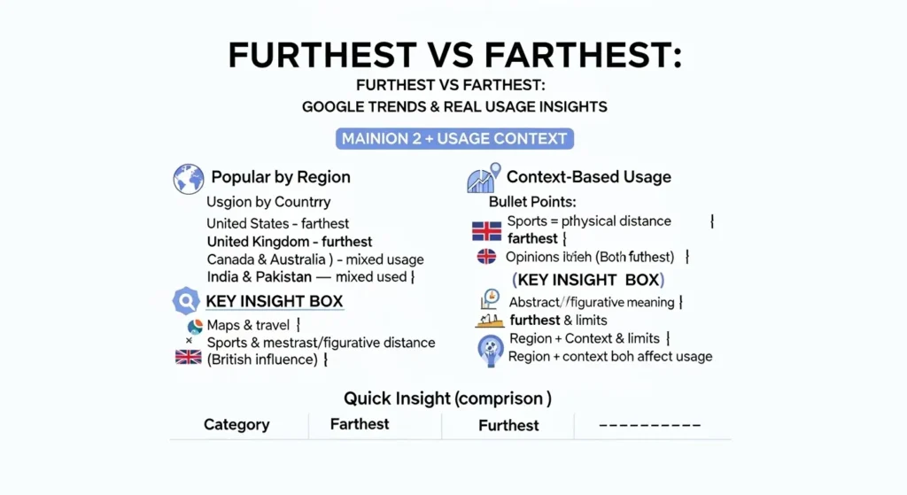 Furthest or Farthest – Google Trends & Usage Data