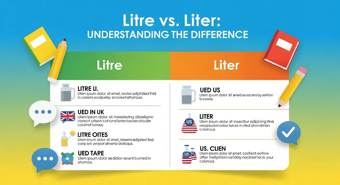 litre or liter