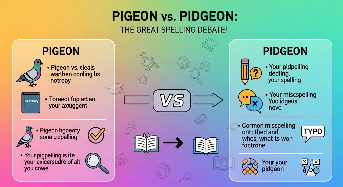 pidgeon or pigeon