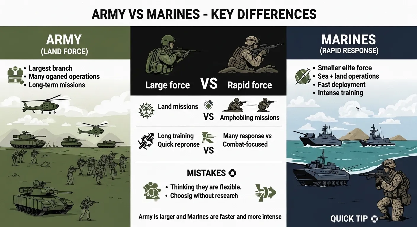 army or marines