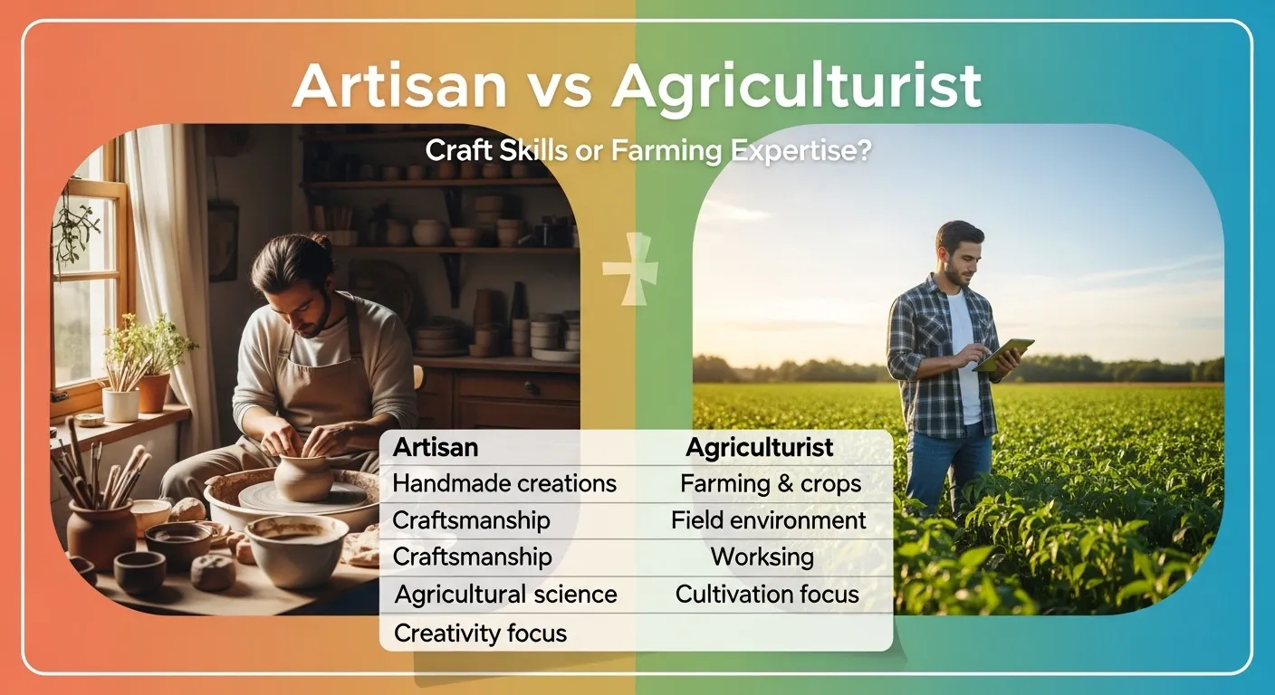 artisan or agriculturist