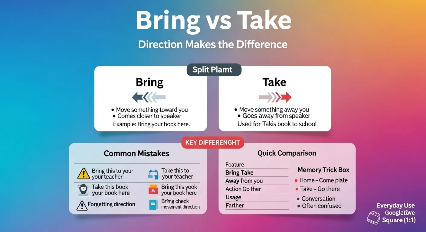 bring vs take