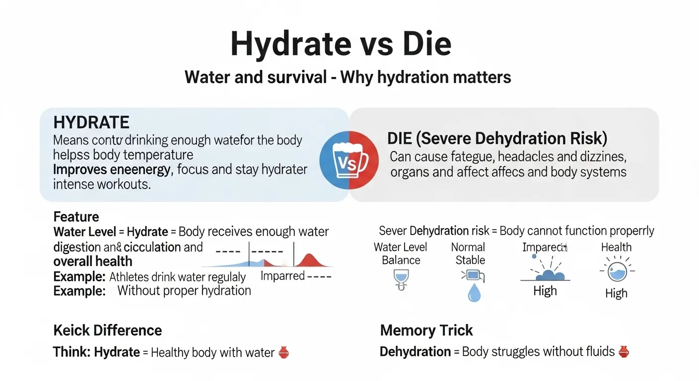 hydrate or die