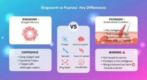 ringworm or psoriasis